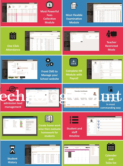 Eanex School Management Screenshots
